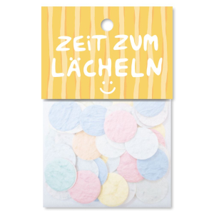 Blumensamenkonfetti „Zeit zum Lächeln“ - Kleiner Blumenersatz