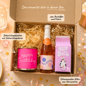 Geschenkbox zum Geburtstag „Happy Birthday to you!“ (Set 13)