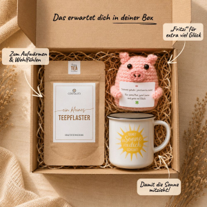 Geschenkbox Gute Besserung Paket „Kleine Aufmunterung für dich“ (Set 9)