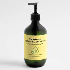 Hand- und Duschgel 490ml „Für Hände die so viel Gutes tun“