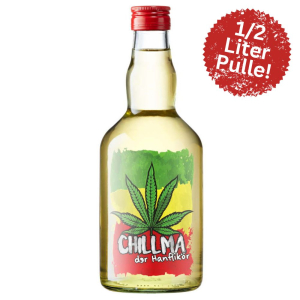 Hanf-Limetten-Likör 0,5 Liter Chillma - große Flasche