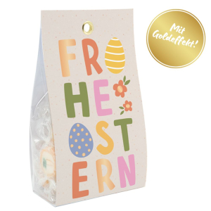 Oster-Bonbons „Frohe Ostern“ (Version: Große Buchstaben)