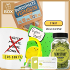 Onboarding Box – Willkommensgeschenk  „Start-Button“ (Set 1) 