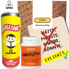 Geschenktüte Onboarding – Willkommensgeschenk  „Start-Button“ (Set 5) 