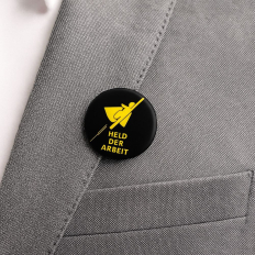 Ansteckbutton HELD DER ARBEIT