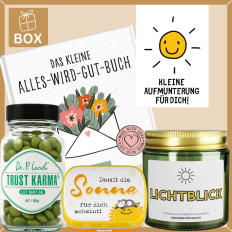 Geschenkbox Gute Besserung Paket „Kleine Aufmunterung für dich“ (Set 1)
