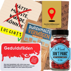 Geschenktüte Onboarding – Willkommensgeschenk  „Zielpunkt“ (Set 3)