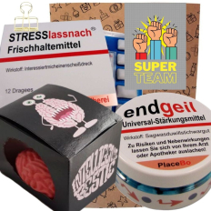 Geschenktüte für Mitarbeiter – Teamgeschenk „Super Team“ (Set 3)