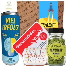 Geschenktüte Motivationsgeschenk „Volle Kraft voraus!“ (Set 3)