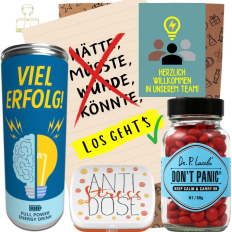Geschenktüte Onboarding – Begrüßungsgeschenk  „Willkommen im Team“ (Set 6)