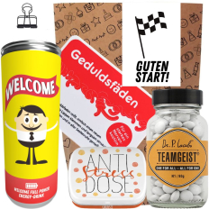 Geschenktüte Onboarding – Willkommensgeschenk „Guten Start!“ (Set 3)