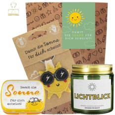 Geschenktüte Trostspender „Damit die Sonne für dich scheint“ (Set 13)