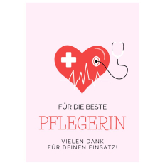 Minicard FÜR DIE BESTE PFLEGERIN