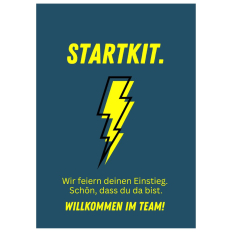 Minicard fürs Onboarding Startkit.