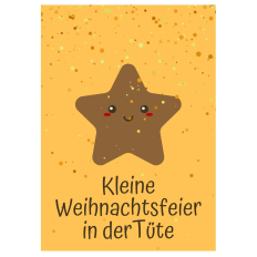 Minicard KLEINE WEIHNACHTSFEIER IN DER TÜTE