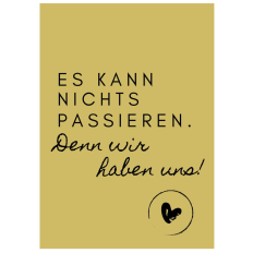 Minicard zur Aufmunterung 