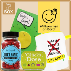Onboarding Box – Welcome Kit „Willkommen an Bord!“ (Set 2)