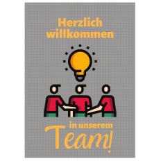 Minicard WILLKOMMEN IM TEAM! - First Edition